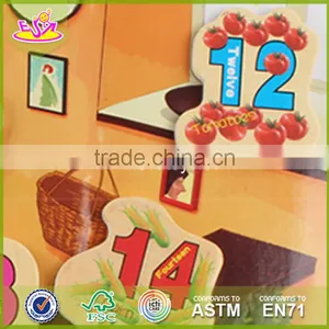 Wholesale 23 Pieces Kids Wooden Magnetic Toys Funny Children Wooden Magnetic Toys W14J002 thumbnail-3