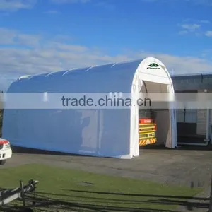 Round Roof Portable Car Shelter , Fabric Car Port, Movable Car Garage , RV Shelter thumbnail-2