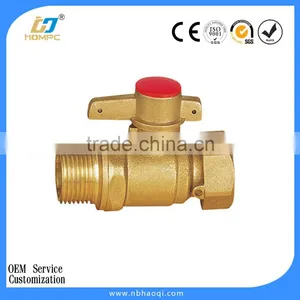CW614N / CW617N Brass Water Meter Ball Valve thumbnail-1