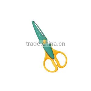 B6007 Stainless Steel Safety Kids DIY Photos-Art Craft Scissors thumbnail-1