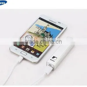 Mini Rechargeable 2600mAh Cuboid Shape Portable Metal Sales Promotion Gift Power Bank thumbnail-2