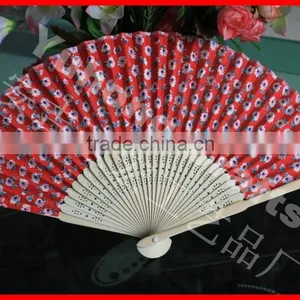 Hotest Promotion Gift Japanese Cloth Fan thumbnail-1