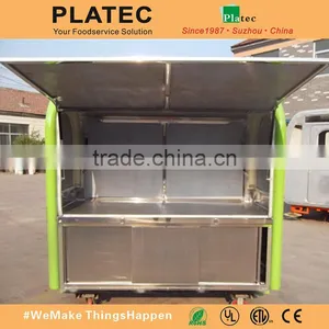 Wholesale China Stainless Steel Electric Tricycle Mobile Food Carts for Sale thumbnail-2