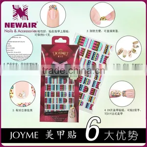 2017 New Fashion 2D Type Foil Wrap Nail Art Sticker thumbnail-4
