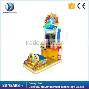 2017 DianFu Kiddie Ride Amusement Park Fly and Shooting Game 3D Airplane Video Game Machine for Sale thumbnail-1