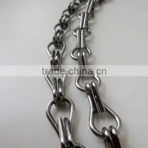 12mm Hard Anodized Silver Color Aluminum Hook Chain for Curtain thumbnail-1