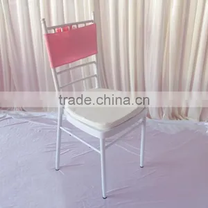 Free Shipping New Product: 100PCS 20cm*76cm Purple Spandex Band With Organza Big Flower For Chivari Chair Use thumbnail-6