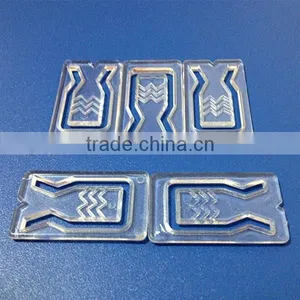 High Quality Square Transparent Plastic Shirt Clip Factory thumbnail-1