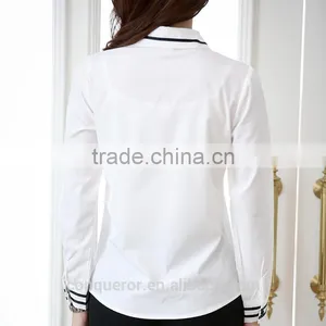 Custom Made Cotton Shirt for Office Lady 2016 thumbnail-4