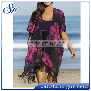 2016 Sexy Transparent Print Beachwear thumbnail-1
