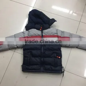 Bulk Wholesale Clothing Cheap Boys Winter Jacket With Hood Stocklots thumbnail-4