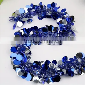 2017 Best Seling Colorful Leaves Machine Christmas Tree Decorations Tinsel Garland thumbnail-3