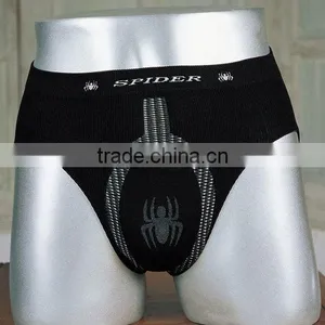 Black Sexy Seamless Man Underwear Boxer Briefs thumbnail-1
