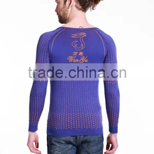 Seamless Men Long Sleeve Compression t Shirt Yiwu Manufacture thumbnail-2