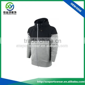 2017 Fashion Heavy Cotton Zipper Up Warm Up Sports Hoodies Men thumbnail-1
