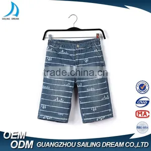 OEM Service Fashion Wholesale Printed Breathable Brand Blue Kid Jean for Summer thumbnail-1