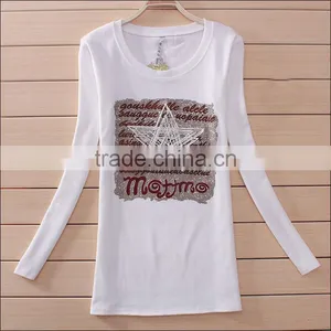 Custom Long Sleeve t Shirt Women 2017 thumbnail-1