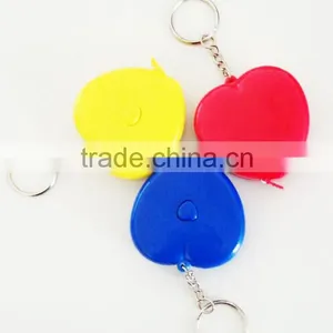 150cm 60 Inch Cute Multicolor Mini Sewing Cloth Tailor Fabric Metric Inch Retractable Measuring Tape, PVC Measuring Tape thumbnail-3