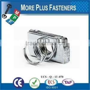 Made in Taiwan Short Unistrut Stainless Steel Spring Nut thumbnail-2