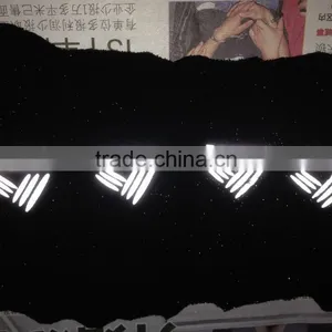 Silver Grey Reflective Heat Transfer T-shirt Logo thumbnail-2