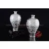 Silver Ornament - Middle-sized Vase With Flowers and Vines thumbnail-1