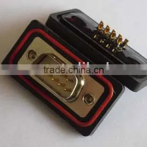 D-SUB 9P/HD15P Male Solder Type Panel Mounting Waterproof Connector thumbnail-1