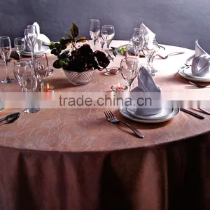 Factory Wholesale Hotel Restaurant Banquet Party Table Linens White Tablecloth Wedding Round Table Cloths for Sale thumbnail-6