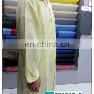 China Hot Sale Antistatic Polyester Grid Coverall Clean Room Coverall thumbnail-1