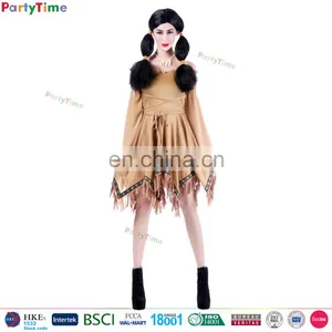 Wholesale Factory Halloween Carnival Party Costumes New Design Woman Indian Sexy Costume thumbnail-1