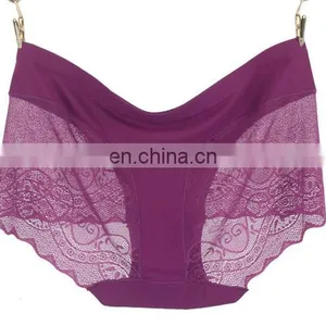 Very Soft Microfiber Seamless Panties Bonded Underwear for Fat Women thumbnail-6