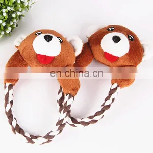 Funny Bear Cotton Rope Toys, Christmas Gift for Dogs thumbnail-1