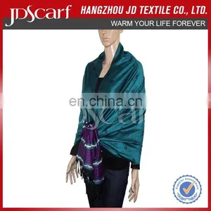 Factory Directly Pashmina Shawl in Tassel Shawl for Women thumbnail-2