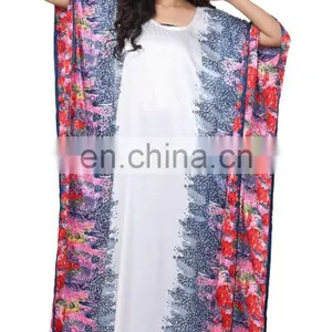 Printed Beautiful Long Kaftan / Simple & Elegant Design Straight Animal Print Style Casual Wear Kaftan thumbnail-5