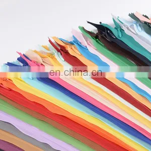 Long Chain Invisible Zipper Resin Zipper Rolls Factory for Garment Production thumbnail-3