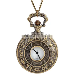 Men Mechanical Wind Hand Vintage Pocket Watch Steampunk NJ095 thumbnail-4