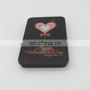 Small Metal Tinplate Aluminum Slide Cover Style Tin Box thumbnail-2