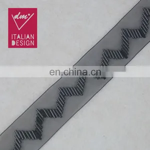 Italy Design v Shape Beaded Lace Trim thumbnail-4