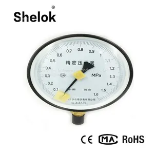 Radial High Pressure Precision Pressure Gauges/Manometer Differential Pressure Gauges thumbnail-1