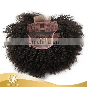 10" Kinky Curly Wig Handmade Wig, Cheap Price and High Quality thumbnail-4