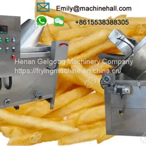 200 KG/H Finger Chips Frying Machine Price In Pakistan/ French Fries Frying Machine For Sale thumbnail-5