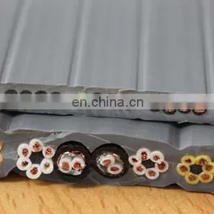 The High Quality 300/500V Rubber Insulated and Sheathed Elevator Used Flexible Flat Cable thumbnail-4