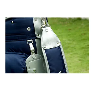 Polyester Material Navy Color Golf Caddy Bag With Custom Logo thumbnail-2