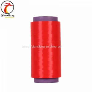 Red Colorful UHMWPE Fiber,high Tenacity Polyethylene Filament Yarn 75D thumbnail-1