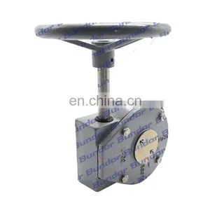 Bundor CE EAC ISO TS Approved Ductile Iron Waterproof Handwheel Transmission Ratio 30:1 Worm Gearbox thumbnail-2