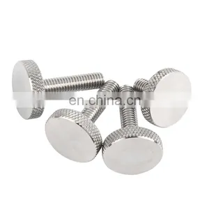 M3 Knurled Thumb Screw 1/4-20 UNC Thread Stainless Steel Knurled Head Thumb Screw thumbnail-2