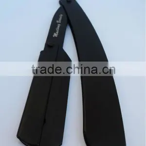 New Barber Salon Straight Razor - Metal Stainless Steel Razor - Barber Razor Black thumbnail-1