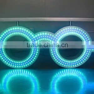 2015 New Products Infrared Remote Control Double Sided Outdoor Optical Shop Advertising Neon Led Optic Sign Light Quality Choice thumbnail-1