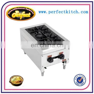 Commercial Italian Table Top 4 Burners Gas Cooking Ranges thumbnail-3