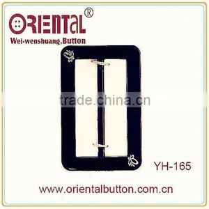 Rectangle Buckel in Black Color With a Butterfly Artwork thumbnail-1