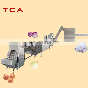 Full Automatic Onion Processing Line Onion Peeling and Cutting Machine Onion Peeling Machine thumbnail-1